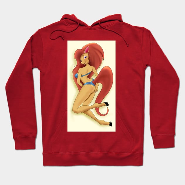 Cute pony girl. Hoodie by Zimart